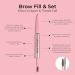 MCoBeauty Brow Fill & Set - Light/Medium Double-Ended Brow Pencil & Gel | Vegan & Cruelty-Free Cosmetics for Natural Volume - Buy Online on GoSupps.com