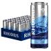 Rhodius mineral water - of course sparkling from the volcanic setting - rich in valuable minerals and magnesium - in the practical beverage can disposable (24 x 330 ml) Germany with a deposit