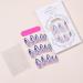 3D Press On Nails -Medium Stick On Acrylic Fake Nails | Full Fake Nail Kit In 12 Sizes 24 Reusable Stick On Nails Glossy Stick On Nails For Manicure Enthusiasts Home Or Salon Use - Buy Online on GoSupps.com