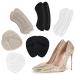 ONUEMP 6 Pairs Heel Grip Insert and Metatarsal Pads Soft Silicone Heel Foot Pad Shoes Too Big Inserts Women Men One Size Fits Ball of Foot Pain Blister Prevention High Heel Protector Loose Shoes