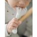 Beaba Set of 4 Silicone Weaning Spoons | Stage 1 | Soft Rounded Tip | Long Ergonomic Handle | Grey - Buy Online on GoSupps.com