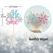 24Pcs Silver Glitter Snowflake Cupcake toppers winter decorations (B/G) - Buy Online on GoSupps.com