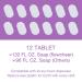 Flowcheer Lavender Foaming Hand Soap Tablet Refills - 12 Pack, 132 FL OZ - For Foaming Dispenser, Lavender Fragrance - Buy Online on GoSupps.com