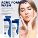 Mousse nettoyante pour l'acn Lotion Nettoyante Visage Et Corps Acne Clean Foam Cleanser Mousse nettoyante Nettoyant pour le Visage Doux pour le Nettoyage des Pores Profonds - Buy Online on GoSupps.com