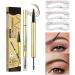  xowwyue Eyebrow Pen Waterproof 4-Tip Eyebrow Gel Makeup Pen - Smear-Free Beauty Accessories Makeup for Women Girls and Men - Professional Use for Sports Fitness Studio and Photography - Buy Online on GoSupps.com