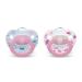 NUK Orthodontic Pacifiers, Girl, Multi, 18-36 Month (Pack of 2)