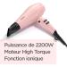 Babyliss Hair Dryer Blush Pink 2200W Light Design 5337PRE - Buy Online on GoSupps.com