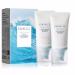 Centella Sunscreen Spf 50 Korean Sunscreen Madagascar Face Moisturiser Centella Face Sun Cream for Refreshing Non-Greasy Sweatproof No White Cast(2 50ml)