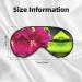 Hibiscus Flower Print Sleep Eye Mask | Soft Eyeshade for Travel & Napping | Perfect for Women & Men - Buy Online on GoSupps.com