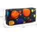 LParkin Canvas Pencil Case - Space Theme (Blue) | Stylish & Durable | International Shipping Available - Buy Online on GoSupps.com