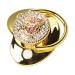 Soft Silicone Baby Pacifier for 6-18 Months - Bling Anti-Static Newborn Clips (Golden) - Buy Online on GoSupps.com