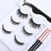 Magnetic Eyelashes with Magnetic Eyeliner Magnetic Eyelashes with Eyeliner Magnetic Liquid Eyeliner Natural Magnetic Eyelash Set with Pliers Waterproof and Reusable 3D Magnetic Eyelashes - Buy Online on GoSupps.com