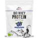 Alpenpower Bio Whey Protein Blueberry 1 kg - 100% natural ingredients & without additives - High -quality CFM protein powder made of best organic alpine milk