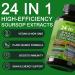 24 in 1 Soursop Graviola Capsules - Herbal Supplement with Shilajit Sea Moss Turmeric Ashwagandha - Vegan Non-GMO 60 Capsules (1) - Buy Online on GoSupps.com