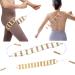 Wood Back Massage Roller Rope Tool, Wood Therapy Massage Tool, Lymphatic Drainage, maderoterapia Colombiana, Self Wooden Massage Tool for Full Body Muscle Pain Relief,Portable Handheld Rolling 2 Pcs