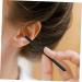 Gogogmee 300pcs Self-Adhesive Spiral Ear Cleaning Sticks Disposable Ear Wax Remover Picks Portable for Family Office Use Comfortable Gentle Cleaning Black - Buy Online on GoSupps.com