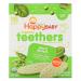 Happy Family Organics Organic Teethers Gentle Teething Wafers Sitting Baby Pea & Spinach 12 Packs 0.14 oz (4 g) Each - Pea & Spinach