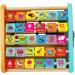 Towo Wooden Toy Motor Play Center - Educational Learning Toys for Toddlers 1 Year | Abacus Letters Numbers & Colors | Perfect Birthday Gift - Buy Online on GoSupps.com