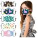 5PC Kids Face_Masks Washable Cute Printed Cloth Face Mask for Kids Girls Boys Cotton Masks for Children Face Cover Protection
