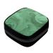 Period Bag Sanitary Napkin Storage Bag Pad Holder for Period Makeup Pouch Abstract Green Art Color210
