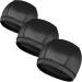 3PCS Silky Wave Caps for Men Waves Good Compression Caps Over Durags for Wavers Blakc-black-black