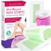 ELIAGLOW Wax Strips for Hair Removal 60 Count, Waxing Strips for Face, Body, Upper Lip, Legs, Bikini, Eyebrow, Chin, Underarm, Facial and Brazilian Waxing Kit for Women