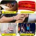 HAQI Titanium Magnetic Bracelet for Men | Magnetic Therapy Arthritis Bracelet with Strong Magnetism & Blue Carbon Fiber - International Shipping Available - Buy Online on GoSupps.com
