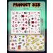 Kalolary 12 Sheets Halloween Self-Adhesive Nail Stickers Halloween 3D Nail Art Stickers Mummy Skeleton Ghost Tombstone Halloween Pattern Nail Art Design Decoration Accessories (A) - Buy Online on GoSupps.com