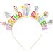 NVENF Birthday Girl Headband - Happy Birthday Crown Tiara for Girls - Cake and Candy Design - Buy Online on GoSupps.com