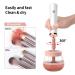 Senbowe Upgraded Makeup Brush Cleaner and Dryer Machine - Electric Cosmetic Brush Spinner with 8 Rubber Collars - Wash and Dry in Seconds - Pink - Buy Online on GoSupps.com