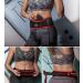 AONIJIE Running Belt Fanny Pack with 250ml Water Bottle - Moisture Wicking Waist Pack for Marathon Climbing Jogging Cycling - Fits 6.8in Mobile Phone - Full Black (S/M) - Buy Online on GoSupps.com