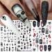10 Sheets Halloween Nail Art Stickers | Ghost Skull Butterfly & Snake Designs | 3D Self-Adhesive Nail Decals for Women & Girls - DIY Acrylic Nail Decorations - Buy Online on GoSupps.com