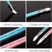 BOWINR Rhinestone Picker Dotting Pen Set - Dual-Ended Nail Art Brushes with Silicone Head for Manicure DIY Decoration - Buy Online on GoSupps.com