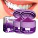 V34 Purple Corrector Teeth Whitening Powder Tooth Stain Removal Oral Colour Corrector for Teeth Whitening Tooth Stain Removal Oral Powder for All Teeth Types (2pc)