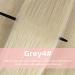 Vlasy Clip in Hair Extensions Human Hair 7 Pieces Grey4# 16 Inch - Seamless Thick Weft Real Human Hair Extensions for Women - Buy Online on GoSupps.com