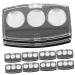 NOLITOY 10pcs Eye Shadow Box Eyeshadow Tiny Sample Jars Cosmetics Palettes Miss Make up Container