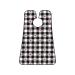 Plaid Heart Beard Bib Romantic Valentine's Day Beard Hair Catcher Non Stick Grooming Cloth for Shaving and Trimming Salon Cape Apron Gifts for Men