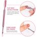 Acrylic Nail Clipper 5 in 1 Kit with Glass File, Cuticle Trimmer, Nipper & Pusher - Professional Manicure Pedicure Set for Gel Polish Removal - Christmas Gift (Pink) - Buy Online on GoSupps.com