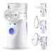Portable Nebulizer, Nebulizer Machine for Adults and Kids, Ultrasonic Mesh Nebulizer for Home Daily Use, Steam Inhaler for Breathing Problems Blue