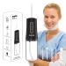 IHealthia Rechargeable Water Flosser Teeth Cleaner - Portable Cordless Dental Oral Irrigator | 3 Modes, 4 Nozzles | Waterproof for Home & Travel - Matte Black - Buy Online on GoSupps.com