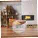 Alipis Glass Transparent Kitchen Cereal Soybean Jar Sealing Grain Multifunction Cereals Can Coarse Food 1 - Buy Online on GoSupps.com