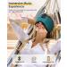 LC-dolida Bluetooth Sleep Mask with Headphones | 10-14 Hours Playtime | 100% Blackout Eye Covers | Zero Pressure Eye Mask | Includes Travel Bag and Earplugs - Turquoise Blue - Buy Online on GoSupps.com