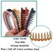 Yeshan Plastic Teeth Headbands - Pack of 6 Non-slip Wavy Thin Hair Bands for Women and Girls - Mixed Colors - Buy Online on GoSupps.com