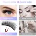 Magnetic Eyelashes and Magnetic Eyeliner Kit 5 Pairs 3D Reusable Magnetic False Lashes and 2 Tubes of Magnetic Eyeliner Easy to Wear Waterproof Long Lasting Natural Eyelashes - Buy Online on GoSupps.com