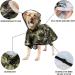Docio Waterproof Dog Raincoat Reflective Hooded Jacket for Medium & Large Dogs (4XL Camouflage Green) | Durable & Stylish Rain Jacket - Buy Online on GoSupps.com
