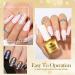 Born Pretty Stamping Polish Set - Gold & Silver Nail Art Varnish (2 Bottles) - Buy Online on GoSupps.com