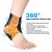 ACWOO Ankle Support Brace 2 Pack Elastic Adjustable Ankle Brace Wrap Strap Anti-Slip Breathable Ankle Compression Foot Strap for Sports Protect Injury Recovery and Pain Relief One Size Fits All - Buy Online on GoSupps.com