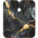 Waterproof Barber Cape - Black Marble & Cheetah Haircut Bib for Men & Women | Unisex Hair Cutting Cape | Durable & Stylish - Buy Online on GoSupps.com