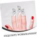 PACKOVE Adh sifs Pour Manucure Avec Feuilles Aluminium Kit Complet Avec Disques De Coton Pour Enlever Vernis Semi-permanent - Buy Online on GoSupps.com