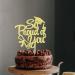 So Proud of you Cake Topper Gold Glitter 2024 Graduation Cake Pick for 2024 High School/College/Senior Graduation Party Glitter Decorations - Buy Online on GoSupps.com